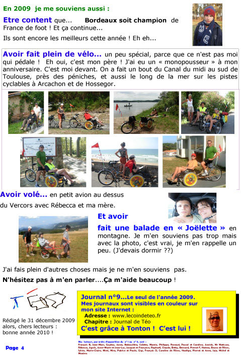 Le journal 2009 page 4