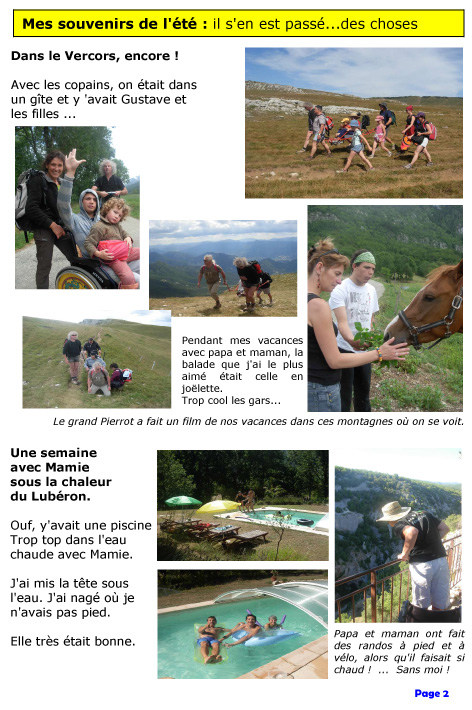 Le journal automne hiver 2010 2011 page 2