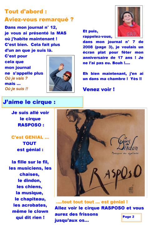 Le journal printemps 2011 page 2