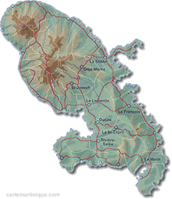 carte martinique